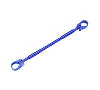 Kit de estabilizador de dirección de Abrazadera De Manillar Motocicleta Aleación Aluminio 22mm Barra Transversal Reforzada Viga Equilibrio(Blue)