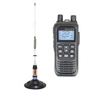 Kit de estación de Radio CB portátil PNI Escort HP 92 multiestándar 4W, 12-24V Am-FM con Antena CB PNI ML70 con imán