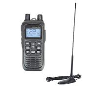 Kit de estación de Radio CB portátil PNI Escort HP 92 multiestándar 4W, 12-24V Am-FM con Antena CB PNI Extra 45 con imán