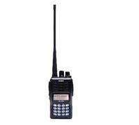 Kit de estación de Radio portátil VHF/UHF PNI Alinco DJ-500-E Potencia Ajustable, 200 Canales, 1500 mAh, Talk Around, VOX, Tot, CTCSS, DCS, Radio FM + Sticky Pad Azul de Regalo