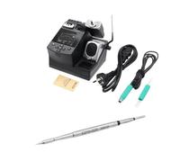 Kit de estación de soldador de precisión con pantalla LCD digital, calibración automática de temperatura de 60 W, compatible con cartucho C210
