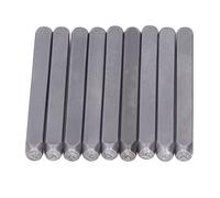 Kit de estampado de metal, identificación clara, artesanías únicas, sellos de Metal ligeros de pequeño volumen