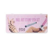 Kit de Estampado para Uñas,Arte Con Sello De Uñas - 8 Modelos Recargables Accesorios De Manicura Punta De Transferencia De Silicona Para Mujeres Y Niñas Uso Diario En Casa O Salón Festivos Familiar