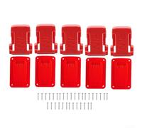 Kit de estante de batería para herramientas inalámbricas de 18 V con montaje de taladro y tornillos diseñados para 1.0Ah 2.0Ah 3.0Ah 4.0Ah 5.0Ah 6.0Ah 9.0Ah 12Ah (5 juegos)