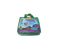 Kit de esterilla de yoga plegable Wai Lana con esterilla azul, DVD y bolsa de mano azul