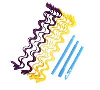 Kit de Estilo de Rizos Espirales para Rizos, Mujeres Chicas con Plástico de Resina, sin Hierro de Rizado de Calor, Peinados en Casa (55cm egg roll (12 pieces))