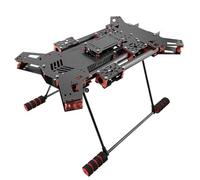 Kit de Estructura de avión cuadricóptero FPV Plegable de Fibra de Carbono con Tren de Aterrizaje Ultraligero y Soporte H4