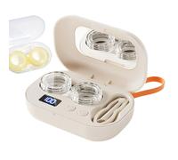 Kit De Estuche De Viaje Para Lentes De Contacto,Artículos Pequeños Ultrasónicos De Uso Cotidiano,Organizador Cotidiano De Lentes De Contacto, Para Gimnasio, Oficina, Exterior, Hotel, Deportes Y