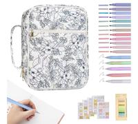 Kit de estudio bíblico | Herramientas de aprendizaje con estuche, resaltadores, bolígrafos, marcadores y etiquetas - Suministros de estudio bíblico para mujeres,Para orar, niñas, escuela