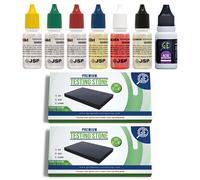 Kit de evaluación de joyas de oro y plata de 10 quilates, 14 quilates, 18 quilates, 22 quilates y 24