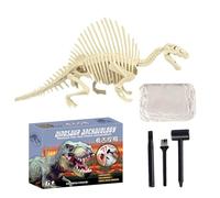 Kit de excavación de fósiles, excavación y construcción de esqueleto - Juguete científico STEM Paleontología aprendizaje manual práctico para niños 4 6 años cumpleaños