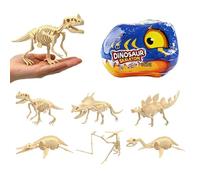 Kit de excavación fósiles dinosaurio - Kit científico de aprendizaje STEM - Set de excavación fósiles animales para | niños niñas en casa sala juegos guardería escuela viaje
