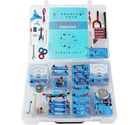 Kit de experimentos de la ley de Ohm, probador de potencia de bombilla y resistencia del método de voltios-amperios, conjunto completo de electromagnetismo de física for explorar y relacionar