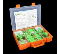 Kit De Experimentos Nueva Energía Electricidad Y Magnetismo, Caja Laboratorio Circuito Paralelo Serie Plegable, Equipo Enseñanza Electromagnética Física