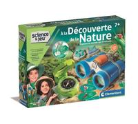 Kit de exploración al aire libre Clementoni Nature Discovery 6+ con gemelos, brújula y moldes