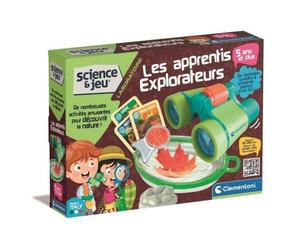 Kit de exploración Clementoni Aprendices Exploradores con prismáticos y lupa