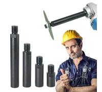 Kit de extensión de amoladora angular de rosca 5/8-11, kit de extensión rotativa para pulidor de coche, extensor de pulido de vías respiratorias, tamaños de 2/3/4/5 pulgadas, adaptador de pulido de