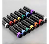 Kit de extensión de enchufe de vástago hueco de 12 piezas, juego de llaves métricas de 1/2 pulgada de 8 mm a 13 mm para llave eléctrica y para destornillador de impacto (9 mm)