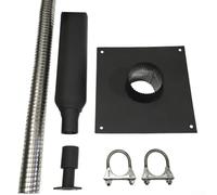 Kit de extensión de escape de generador con montaje a través de la pared aislado para Firman T07571 T07573 WH03242 H07552 y Honda EU7000is EU65