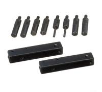 Kit de extensión de esfera de 4 puntos y calibrador digital para medición de profundidad, accesorio de aleación de acero endurecido con picos, tornillos, abrazaderas y llave, modelo 4100-0044