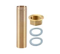 Kit de extensión de grifo | Reemplazo a prueba de herrumbre | Kit de contratuerca de boquilla de extensión de grifo | Elevador de latón resistente a la oxidación para fregadero de cocina, baño, bañera