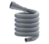 Kit de extensión de manguera de drenaje de lavadora de 2 m, tubo de drenaje conector, manguera de extensión de drenaje para lavadora y lavavajillas con abrazaderas, adaptador en U (2 m)