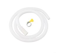 Kit de extensión de manguera de lavadora de 1,5 m, tubo de drenaje flexible para lavadora, secadora, lavavajillas, salida de residuos, material TPE antitorceduras con abrazadera (1,5 metros)