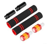 Kit de extensión de manillar de scooter eléctrico, para ES, elevador de vástago, con barra de luz LED multicolor, para montar en la noche, poste ergonómico de ajuste de altura, (C)