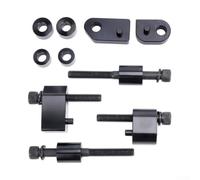 Kit de extensión de tablero de piso de aleación de aluminio de acero negro para Road King para Street Glide para Road Glide para Electra Glide para Ultra Limited para Tri Glide Touring 2009 a 2024