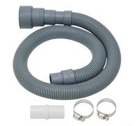 Kit de extensión de tubería de residuos para lavavajillas de 20 mm a 30 mm | 1,5 m de longitud, material de polipropileno flexible, resistente a la alta presión, se adapta a la mayoría de arandelas