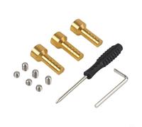 Kit de extensión de válvula de ducha con varillas de latón para RP75137 compatible con cartuchos desviadores de 3/6 velocidades para solucionar problemas de instalación de válvulas profundas