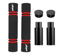 Kit de extensor de manillar de aluminio con empuñaduras de esponja para Xiaomi para M365 Pro 1S MI3 para Ninebot para ES1 ES2 E22 E25, Scooter eléctrico Soporte de montaje para teléfono Negro (negro)