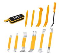 Kit de extraccin de extraccin de troncos de GooAcc 11 PCS Tool de metal Pry Auto Sujeto Mirador de sujetador Pry Barra de barras Panel de remoc