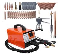 Kit de extractor de abolladuras con soldador de puntos, Herramienta de eliminación de abolladuras de 3 KW, Máquina de soldadura de pernos para carrocerías, Kit de herramientas de reparación.