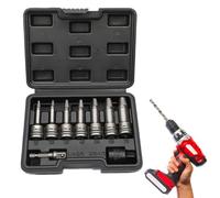 Kit de extractor de pernos, rígido, resistente al óxido, tuerca de perno | Easy Out - Juego de brocas para tuercas dañadas oxidadas, tuberías roscadas, reparación de automóviles