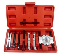 Kit de extractor de rodamientos de acero 45# tratado térmicamente, 9 piezas diseñado para un rendimiento duradero en tareas de reparación mecánica