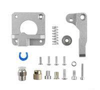 Kit de extrusora para impresión 3D con material de aluminio y mecanismo de alimentación optimizado para un funcionamiento fiable (gris)