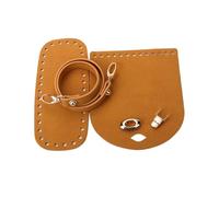 Kit De FabricacióN De Bolso De Cuero 3 unids/set de bolso hombro piel sintética, con correa inferior, conjunto tejido for el for hecho a mano Diy, accesorios for mochila(Yellow set)