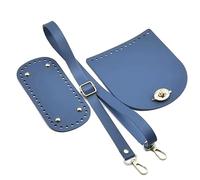 Kit De FabricacióN De Bolso De Cuero Bolso de cuero con correa for bolso hecho a mano, conjunto tejido, parte inferior accesorios Hardware for hombro DIY para Bricolaje(9x20 GH-02)