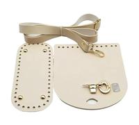 Kit de fabricación de bolsos Bolso de cuero con correa for bolso hecho a mano, conjunto tejido, parte inferior alta calidad accesorios Hardware for hombro DIY para Coser(9x20 GH-03)