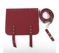 Kit de fabricación de bolsos Bolso hecho a mano Diy, bolso tejido con correa for el hombro de cuero, conjunto parte inferior del accesorios paquete Hardware for mujer, mochila para Coser(I)