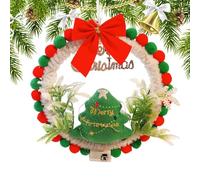 Kit de fabricación de corona de Navidad DIY | Conjunto de manualidades de bricolaje iluminado | Guirnalda del país | Para Arte Maestros Propietarios Iglesia Oficina Apartamento Café Tienda