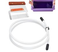 Kit De Fabricación De Jabón DIY,Conjunto De Gadgets De Moldes De Moldes | Se adapta A Moldes De Hasta 45,7 cm Para La Fabricación De Jabón Frío,Para Adultos Principiantes Chocolate Pastelería