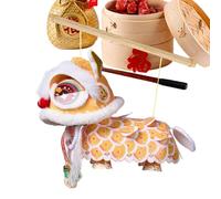 Kit de fabricación de linternas de año nuevo chino, decoración de de danza del león | linternas primavera | para escuela restaurante espectáculo desfile reunión familiar sala de estar