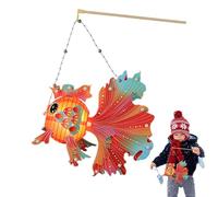 Kit de fabricación de linternas de pescado, artesanía de linternas chinas para - Kit de artesanía de linterna de papel chino,Artículos artesanales chinos de papel, Kit de fabricación de linterna