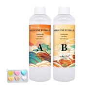 Kit de fabricación de moldes de silicona líquida para hacer moldes de silicona, multifuncional, práctico, resistente al desgarro, molde de silicona para hacer joyas
