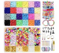 Kit de fabricación de pulseras de arcilla para hacer joyas para niñas, niños y adultos
