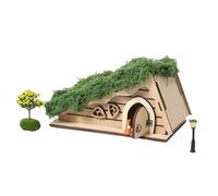 Kit de Fairy House - Juego de manualidades de triángulo, Construye tu propia casa de de cuento de , decorar casa de madera, | Regalo creativo de manualidades para niños y niñas e hija