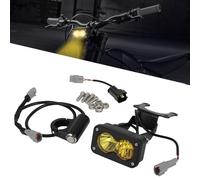 Kit de Faros de la Motocicleta LED de Faro de Motocicleta Bright Yellow