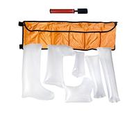 Kit de Férula de Aire de Primeros Auxilios, Férula de Plástico Inflable, Juego de 6 Para Emergencias Al Aire Libre
